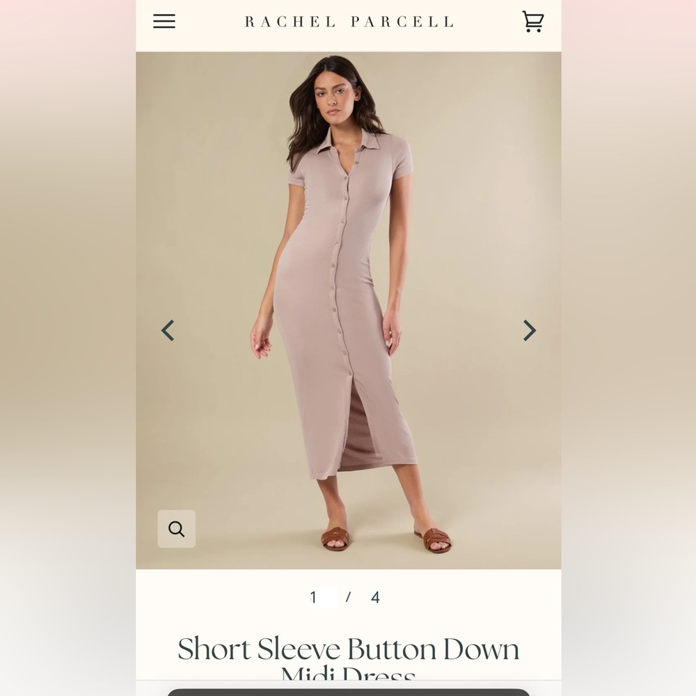 Rachel Parcell- Midi Button Down Dress